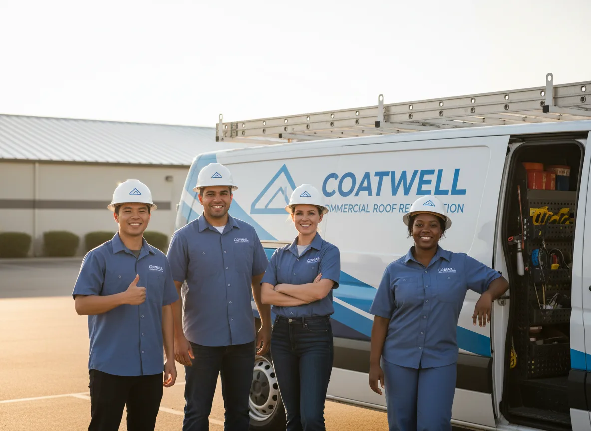 Commercial roof coating company in Binger, OK